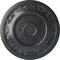 Ekena Millwork Nestor Ceiling Medallion (Fits Canopies up to 5"), Hand-Painted Pewter, 25 7/8"OD x 2 1/4"P CM25NEPES - alternate 1